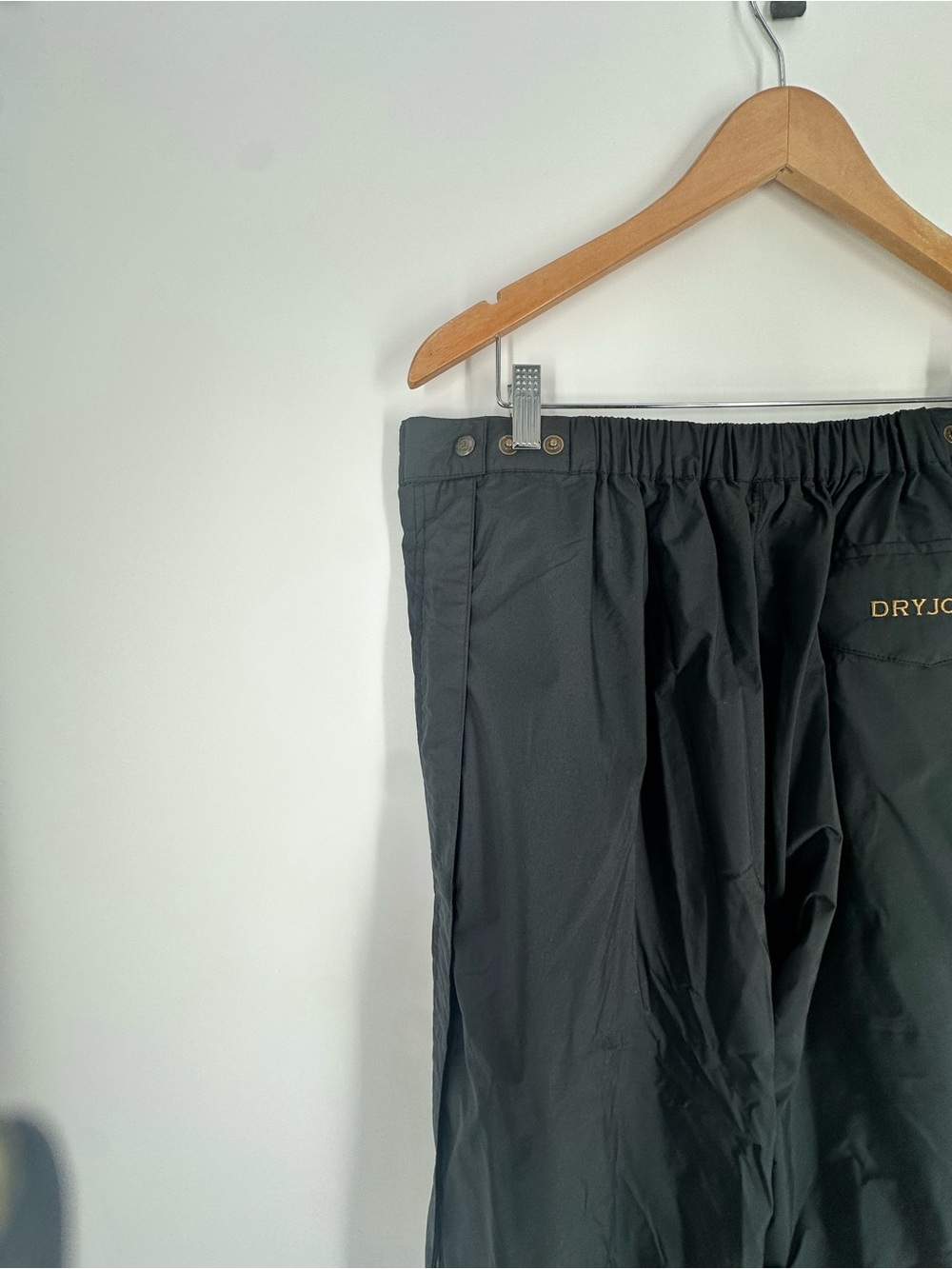 FootJoy DryJoys Men's Golf Rain Pants Black Waterproof Windproof Size XL - Picture 10 of 10